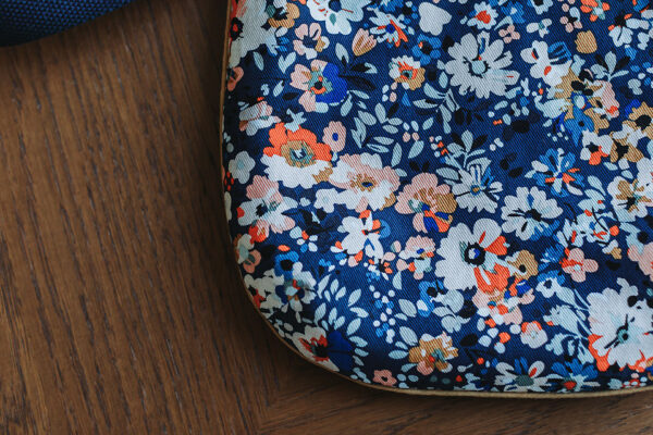 Flower Joy - Oceana Blau - Baumwolle Canvas Gabardine Twill - See You At Six