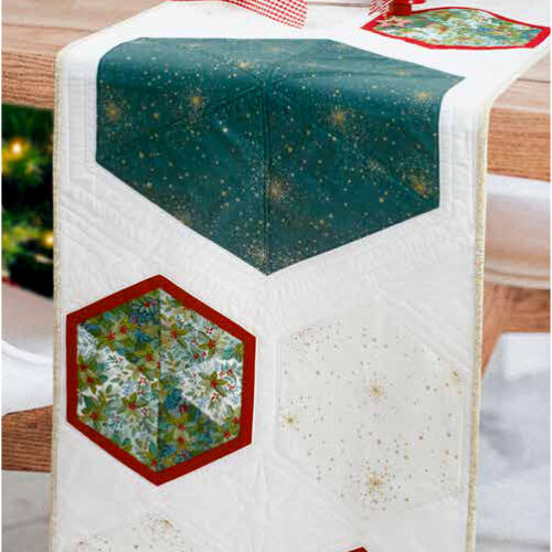 Materialpackung Wandquilt "Hexagonzauber" - Nähen & Patchwork 6/25