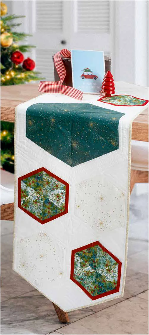 Materialpackung Wandquilt "Hexagonzauber" - Nähen & Patchwork 6/25