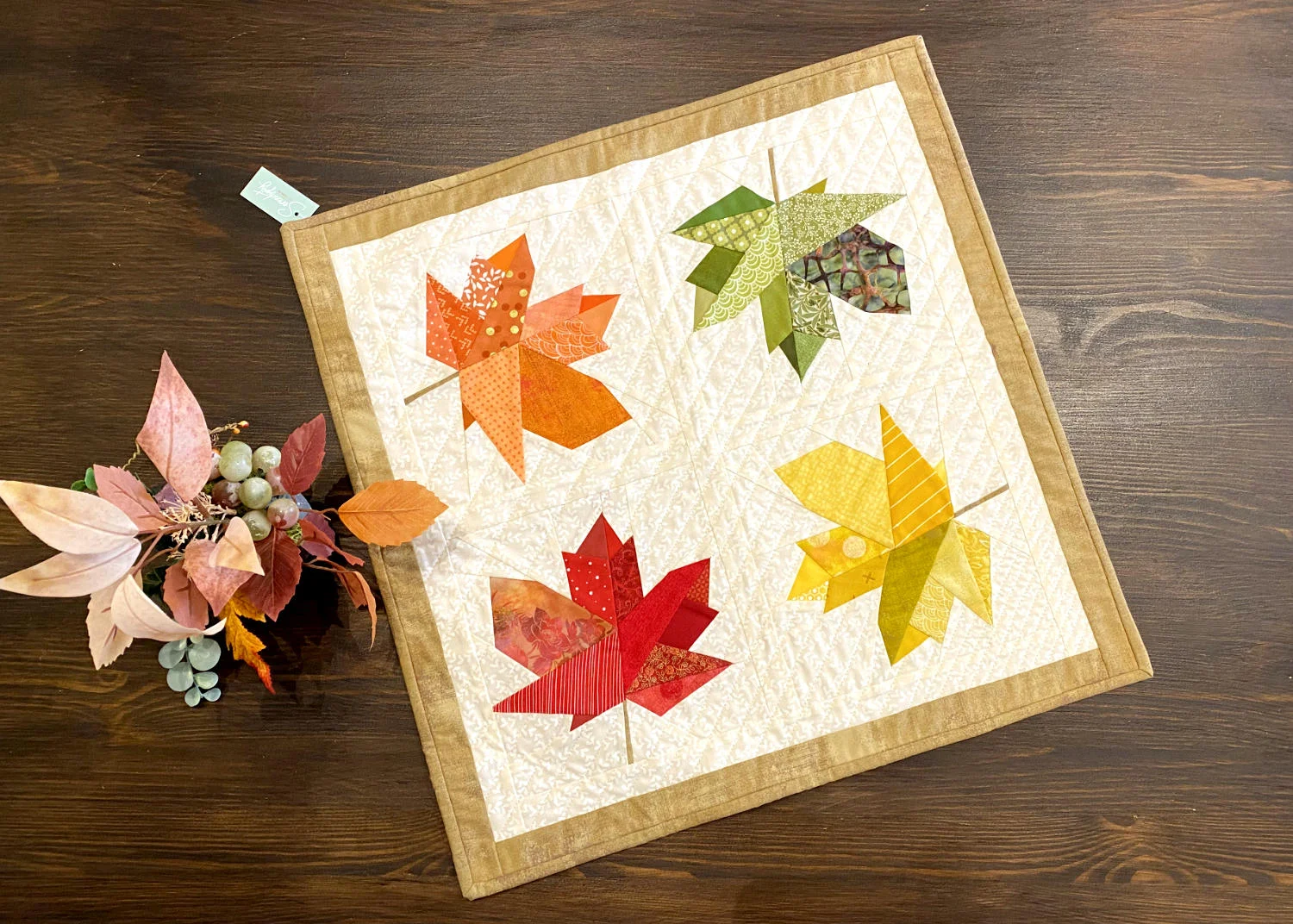 Mitteldecke "Herbstlaub"
