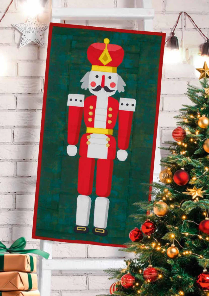Materialpackung Wandquilt "Nußknacker" - Patchwork Magazin 1/26