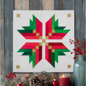 Materialpackung Wandquilt "Weihnachtsstern" - Nähen & Patchwork 6/25
