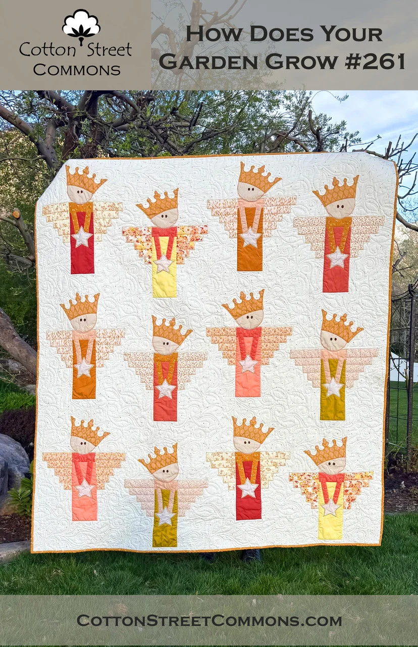 How Does Your Garden Grow - Quilt-Schnittmuster - Papierform - inkl. deutsche Übersetzung