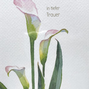 Trauerkarte - In tiefer Trauer