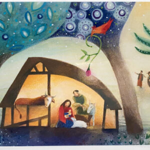 Weihnachtskarte - Krippe