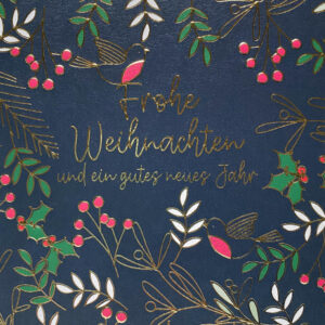 Weihnachtskarte - Frohe Weihnachten und ein gutes neues Jahr