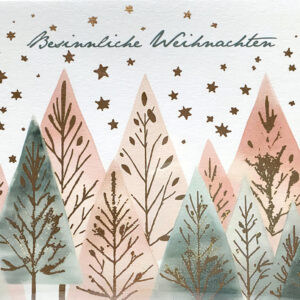 Weihnachtskarte - Besinnliche Weihnachten - Wald