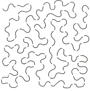 Quilt-Schablone - Large Stipple 11" - 1018QC