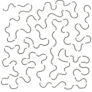 Quilt-Schablone - Large Stipple 11" - 1018QC