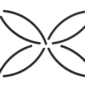 Quilt-Schablone - Pumpkin Seed Border 2" - 118QC