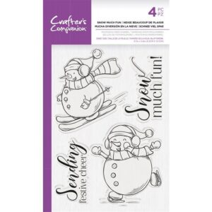 Stempel-Set "Snow Much Fun" - Schneemänner - Clear Stamps - Crafter's Companion