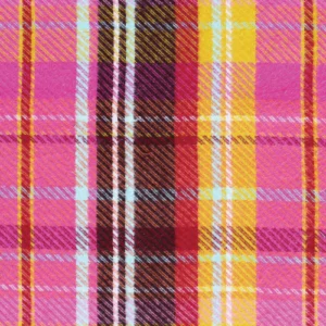 Highlands Flannel - Meadow Plaid Flowerbed - Art Gallery Fabrics