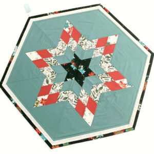 Weihnachtliche Mitteldecke - Sternenglück mint