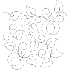 Quilt-Schablone - Meandering Pumpkin 10" - UEW316
