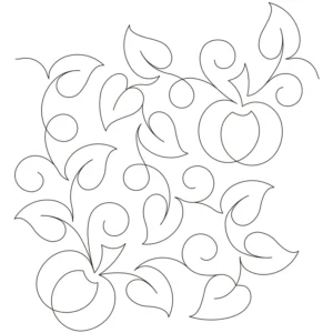 Quilt-Schablone - Meandering Pumpkin 10" - UEW316