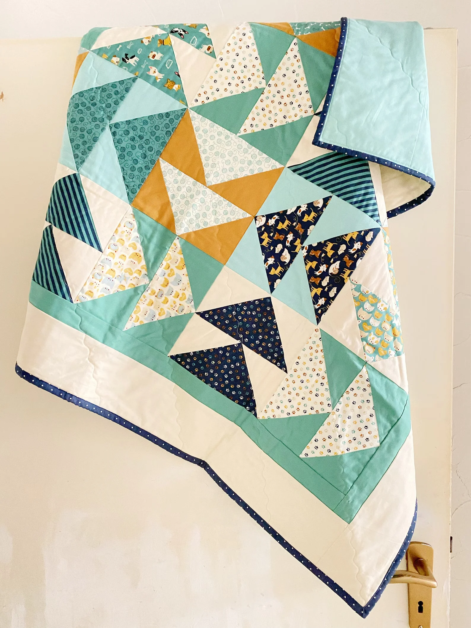 Quilt / Kinderdecke "Woof"