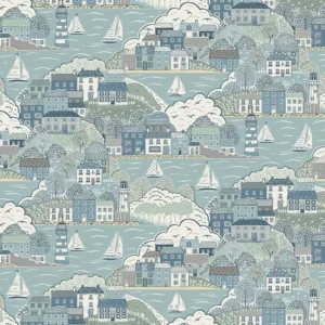 Driftwood - Cove Light Blue - Makower - 171_B3