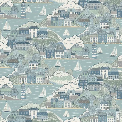 Driftwood - Cove Light Blue - Makower - 171_B3