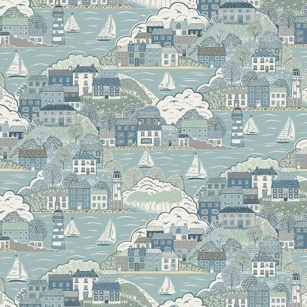Driftwood - Cove Light Blue - Makower - 171_B3