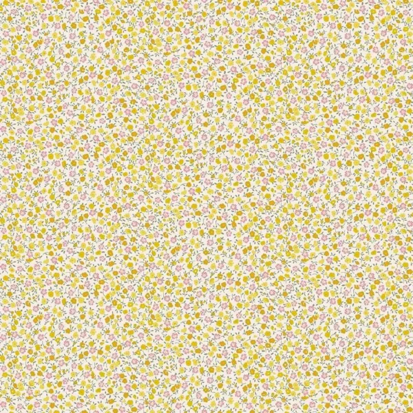 Makower - Petite Fleur - Ditzy Yellow - 185_Y