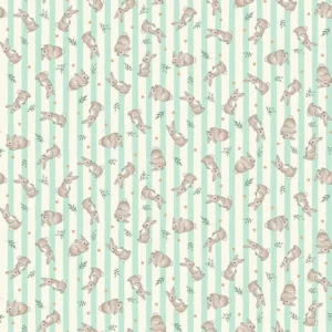 Makower - Little Ones - Bunnies Teal - 191_T