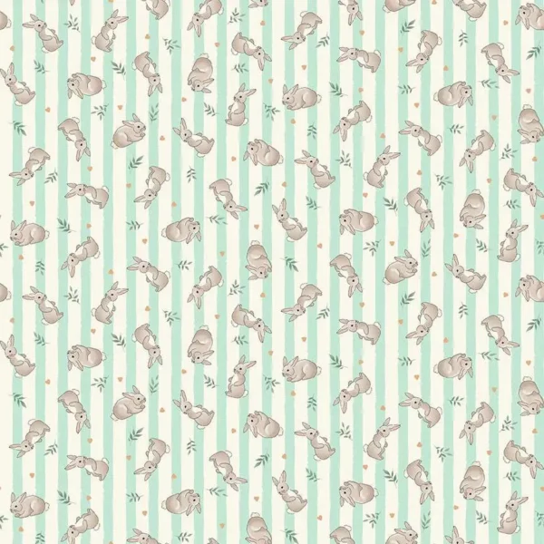 Makower - Little Ones - Bunnies Teal - 191_T