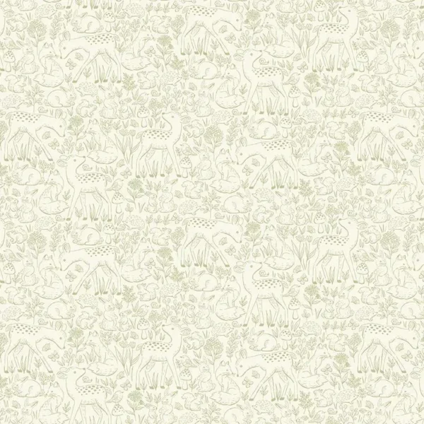 Makower - Little Ones - Etched Green - 194_G