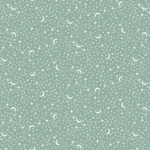 Makower - Little Ones - Stars Teal - 195_T
