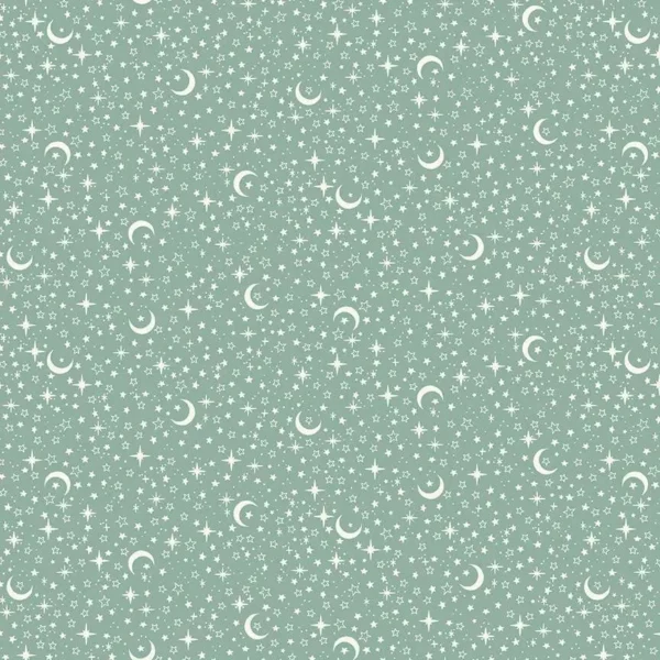 Makower - Little Ones - Stars Teal - 195_T
