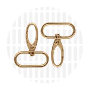 Karabiner 32 mm 2er-Set - Gold - ZipperZoo