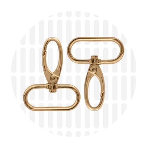 Karabiner 32 mm 2er-Set - Gold - ZipperZoo