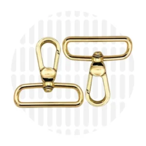 Karabiner 38 mm 2er-Set - Gold - ZipperZoo