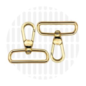 Karabiner 38 mm 2er-Set - Gold - ZipperZoo