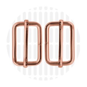 Gurtversteller 32 mm 2er-Set - Roségold - ZipperZoo