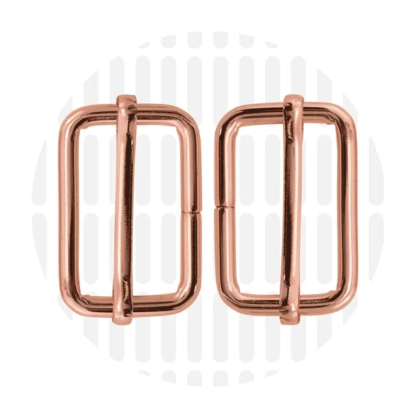 Gurtversteller 32 mm 2er-Set - Roségold - ZipperZoo