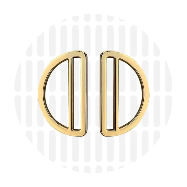 D-Ringe 38 mm 2er-Set - Gold - ZipperZoo