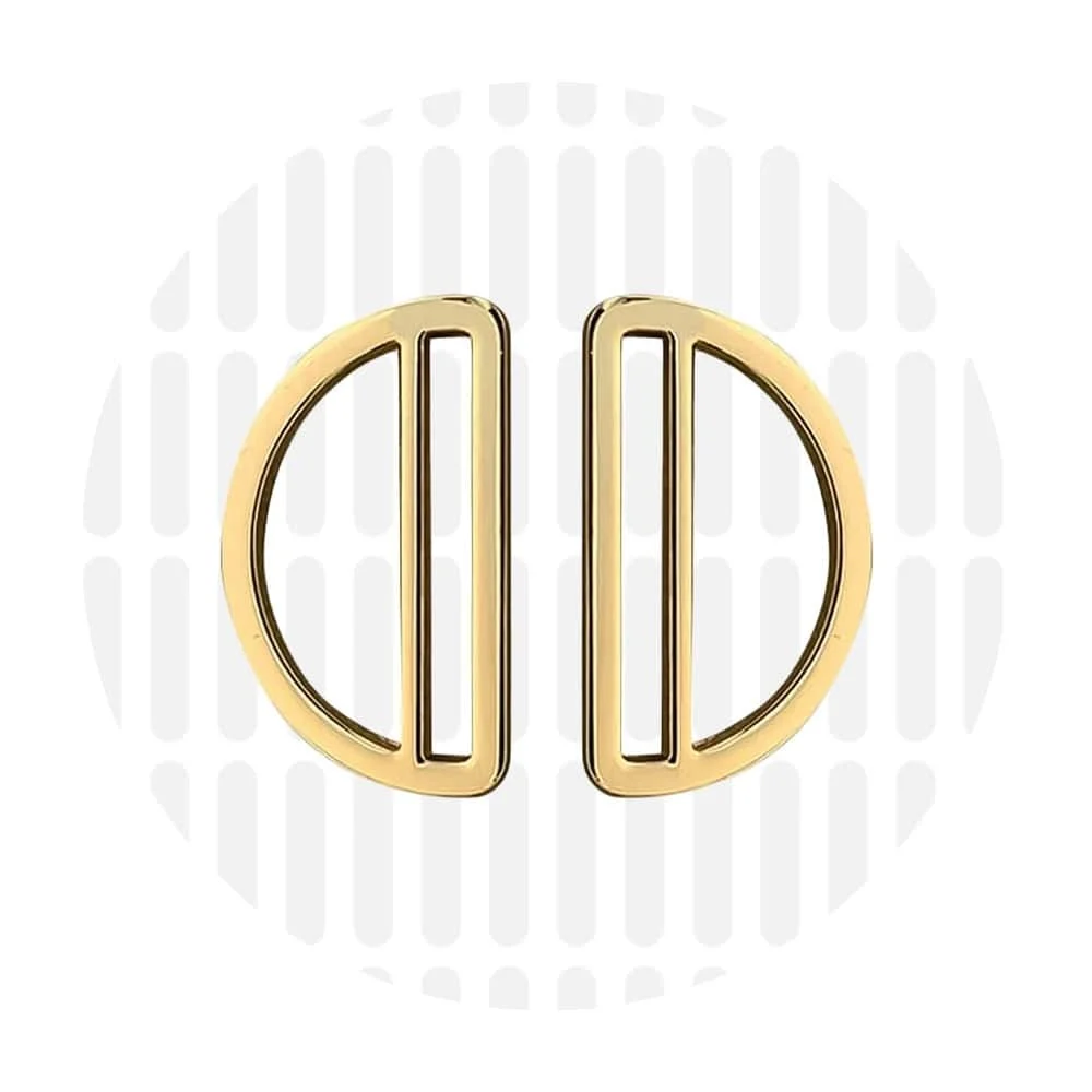 D-Ringe 38 mm 2er-Set - Gold - ZipperZoo