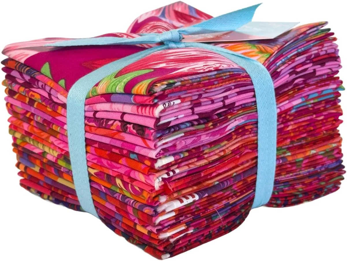 Kaffe Fassett Classics Ruby Colorstory - 20er Fat Quarter Bundle - FreeSpirit Fabrics - FB4FQGP.RUBY