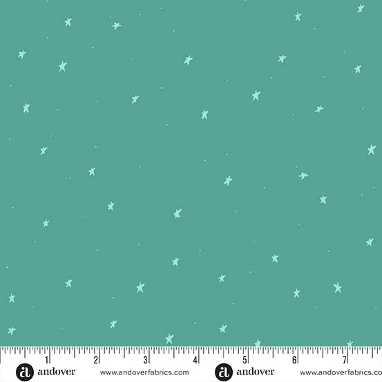 Celestial Garden - Starlit Sky Twilight Teal - Andover - A-10030-T
