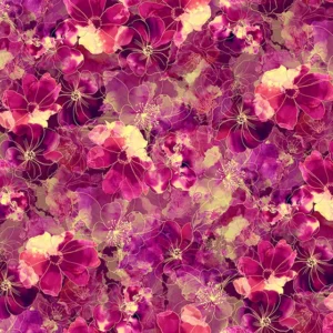 Artful Blooms - Fuchsia - Robert Kaufman - SRKD-22687-108