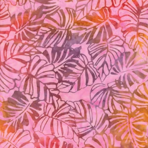 Berrylicious Batiks - Tropical Leaf Strawberry - Moda Fabrics - 4368 11