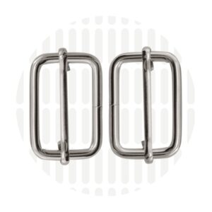 Gurtversteller 32 mm 2er-Set - Nickel - ZipperZoo