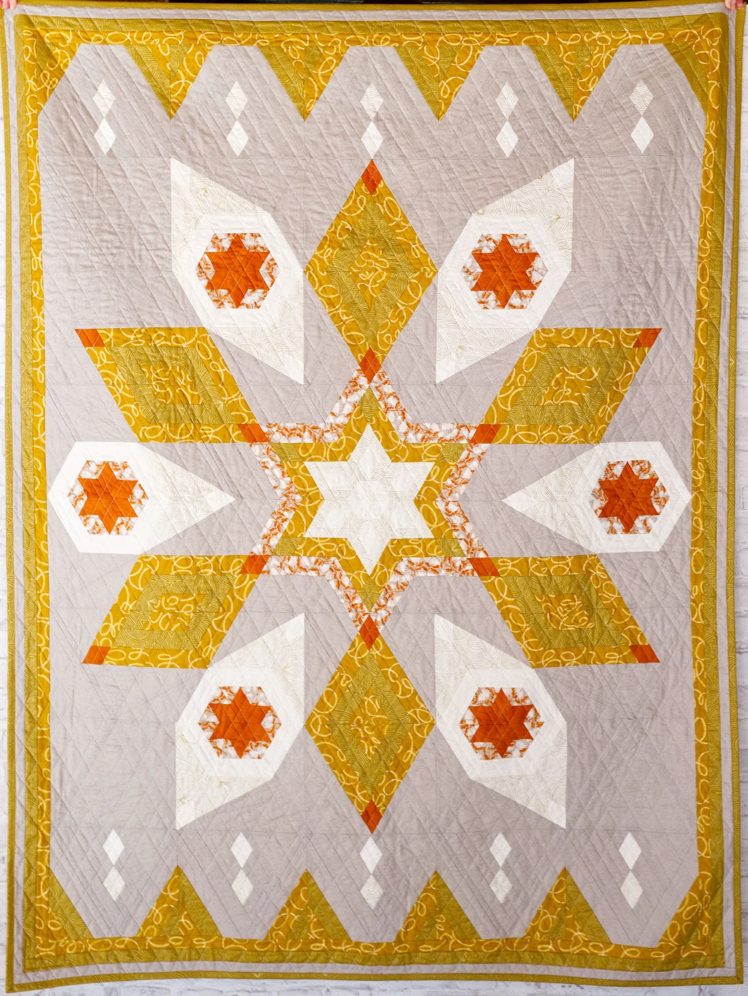 Eleganter Sofaquilt - Patchwork-Decke "Marrakesch 2.0"
