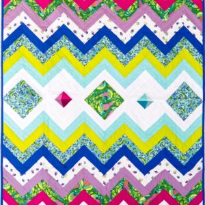 Quilt - Sommerliche Patchworkdecke "Underwater Love"