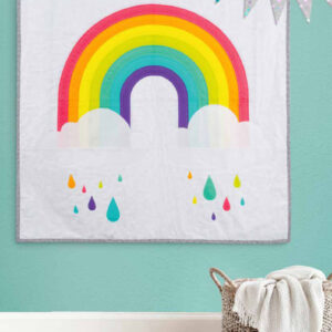 Materialpackung Wandquilt "Regenbogen" - Patchwork Magazin 3/26