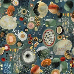 Flora & Form - Geode Labradorite - Windham Fabrics - 54777DM-1