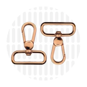 Karabiner 32 mm 2er-Set - Roségold - ZipperZoo - 113-1332-RG-02