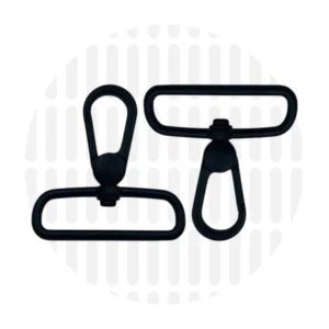 Karabiner 38 mm 2er-Set - Schwarz - ZipperZoo - 113-1338-BL-02