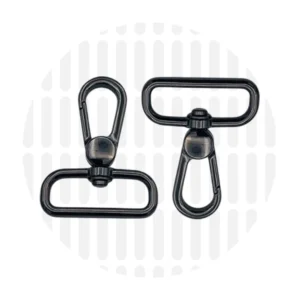 Karabiner 32 mm 2er-Set - Schwarz Nickel - ZipperZoo - 113-1332-GU-02