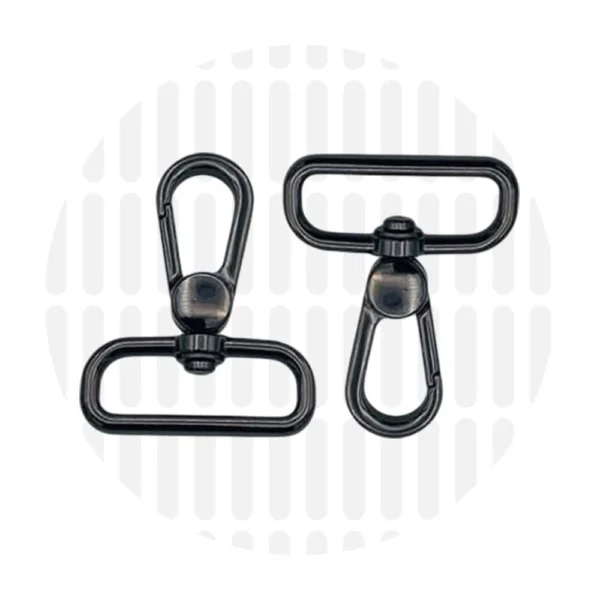 Karabiner 32 mm 2er-Set - Schwarz Nickel - ZipperZoo - 113-1332-GU-02